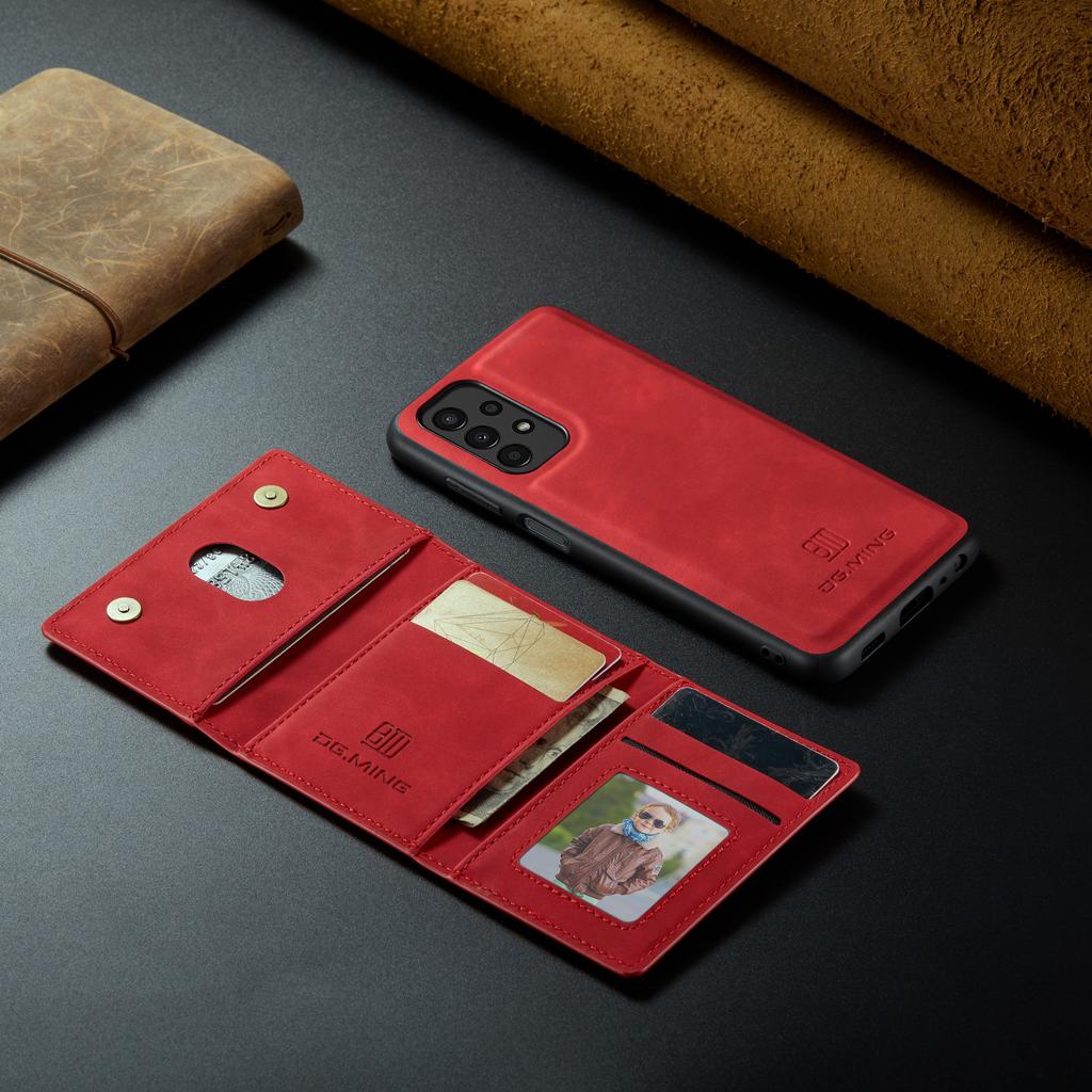 Magnetyczne skórzane etui odporne na zarysowania do Samsung Galaxy A13 5g A 13 4g A53 A33 A23 A73 A52s A52 kieszonka na kartę torba na telefon Funda