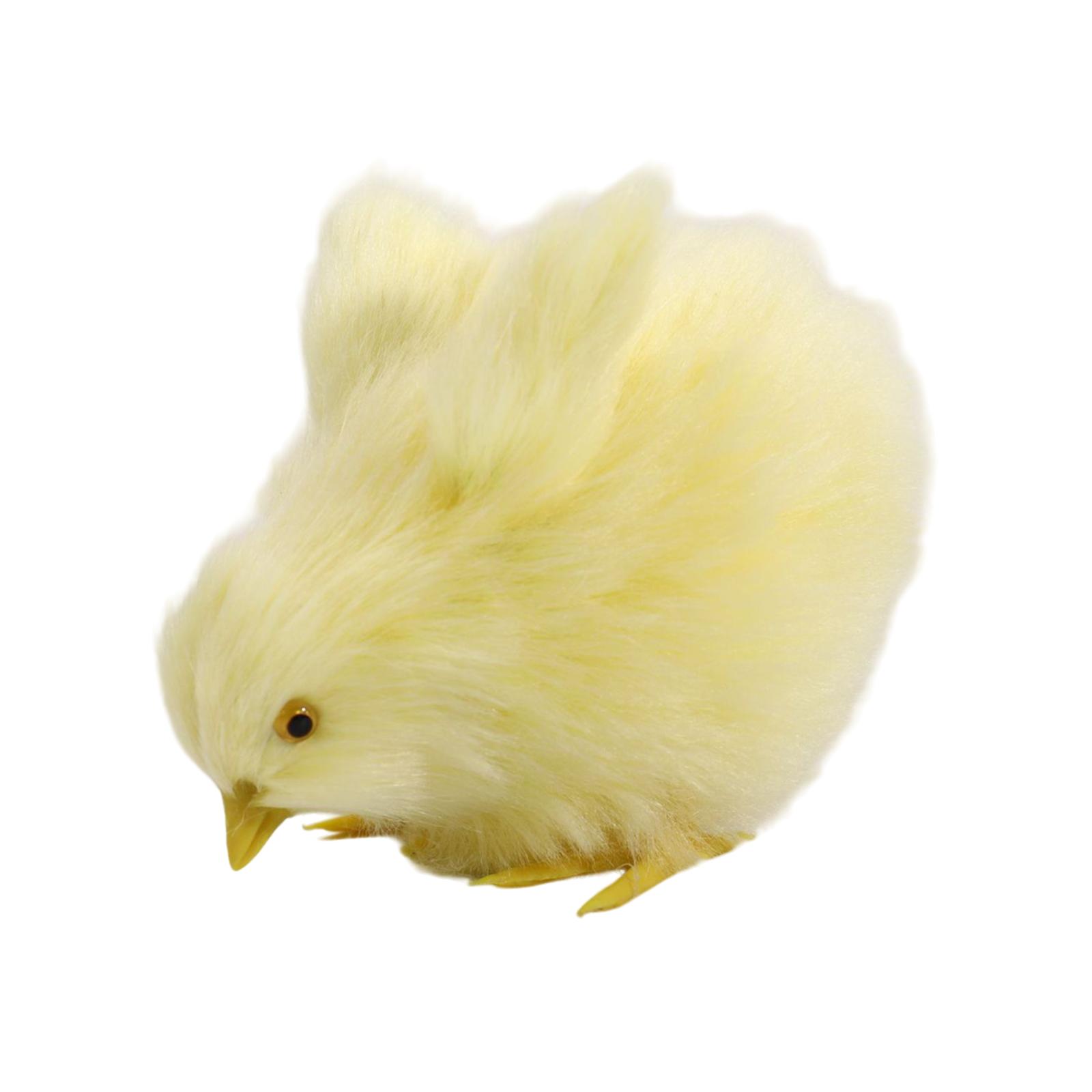 

Плюшевая кукла-цыпленок, мягкая игрушка для пасхального фестиваля, имитация цыпленка, мягкая кукла для раннего образования, подарок на вечеринку для детей 5