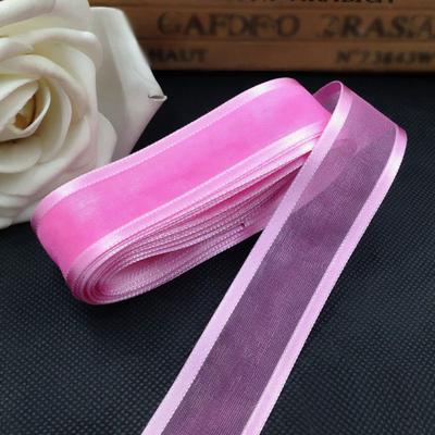 5M 25mm Organza Ribbon Handmade 1PC High Quality Hair Bows DIY Popular Satin Edge Ribbon Gift Wrapping Party Decoration For Wedding  Accessories