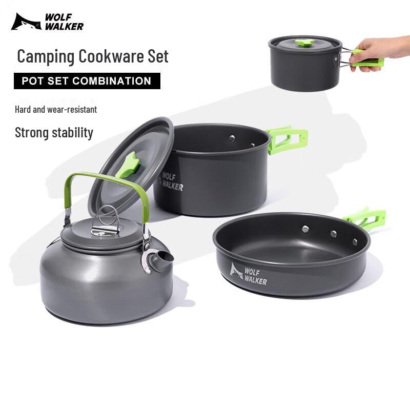 Wolf Walker Portable Outdoor Camping Cookware Set 1