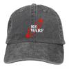 Washed Mens Baseball Cap Red Dwarf Logo Trucker Snapback Caps Dad Hat Red Dwarf Golf Hats