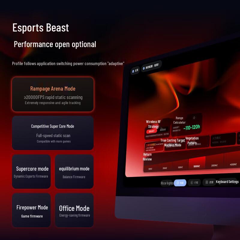 Rapoo VT1MAX 2nd Gen Dual 8K Wireless/Wired Gaming Mouse