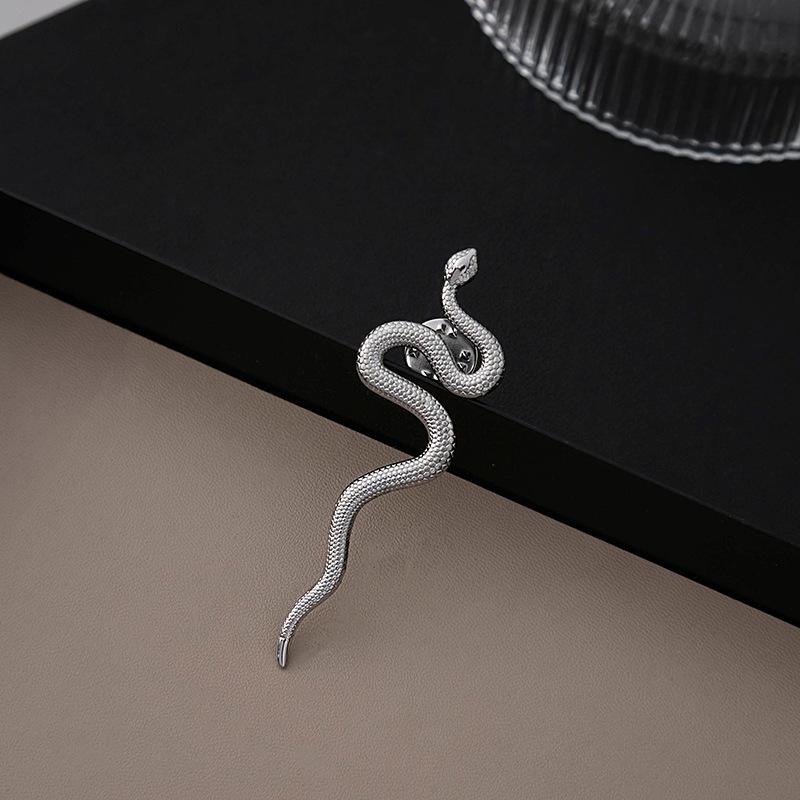 Преувеличенная брошь-змея, креативная личность, холодный стиль, аксессуары для одежды с животными, брошь