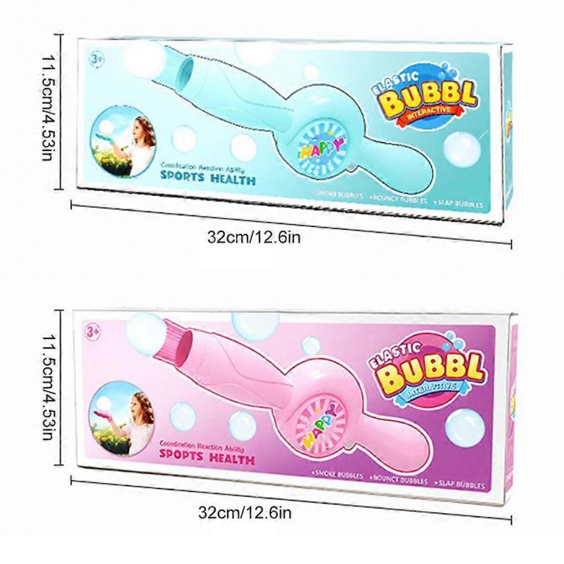 Nebelblasenmaschine für Kinder, Bunte Rauchblasen-Nebelmaschine, Elastischer Blasen-Nebelstab, Magischer Interaktiver Nebelblasenmacher mit Rauch