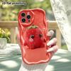 Phone case: 2D flat design suitable for iPhone 18 17 16 15 14 13 Pro protective case, strawberry doll, perfect Christmas and Halloween holiday gift