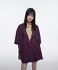 FAKEMAMA [Fake Mama X Alchemist] Logo Layered Dress Top_Purple