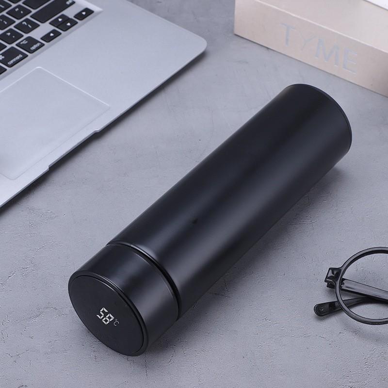 Double-layer stainless steel thermos cup gift cup 304 stainless steel car water cup temperature display business