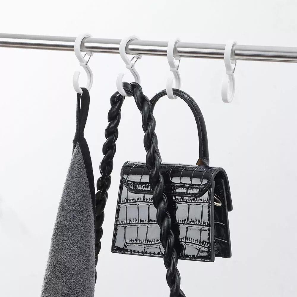 Transparent Closet Hook S Shaped Storage Hook Windproof Storage Organizer Bathroom
