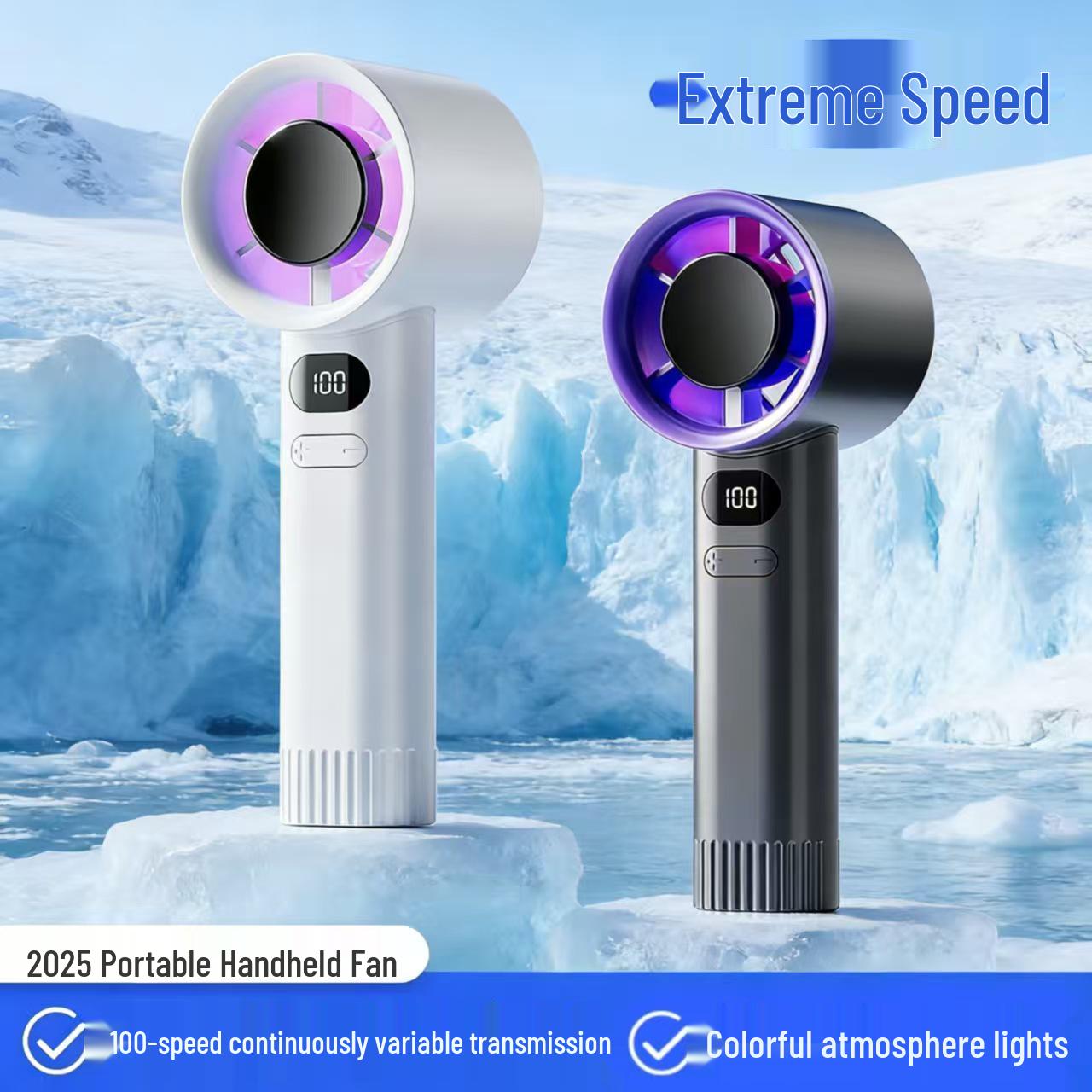 Silent Portable Mini Fan Air Conditioner for Office & Student Use 60x58x160 mm