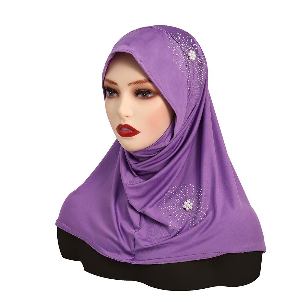 

Мусульманский платок с бусинами Абая Хиджаб Рамадан Турция Хиджаб Женские Абаи Платье Шаль Тюрбан Платок Мусульманское Платье Мгновенный Низ Шляпа One Size