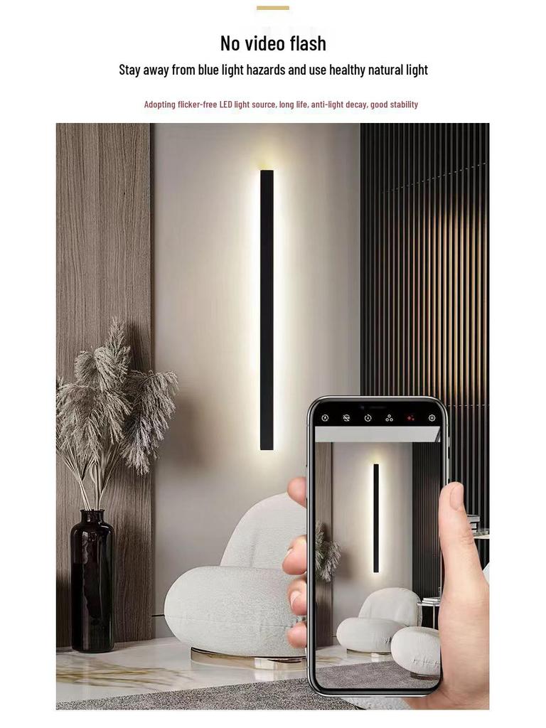 Modern Minimalist Wall Lamp for Bedroom, Living Room, or Hallway