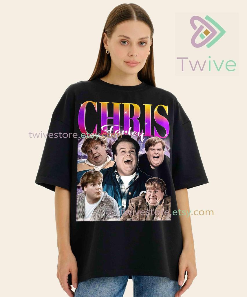 Vintage Chris Farley TShirt, Chris Farley Comedian Sweatshirt, Chris Farley Gift Tee, Chris Farley Comfort Colors T shirt