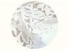 Korean Style Women's White Chiffon Lace Short-Sleeve Loose Fit Mid-Length Top