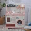 Wooden Play Kitchen Set with Cooking Washing Mini Educational Imitation Toy for Kids Dolamaní Utensils, Kitchen, Machine, Kitchen, Toy, Toy,