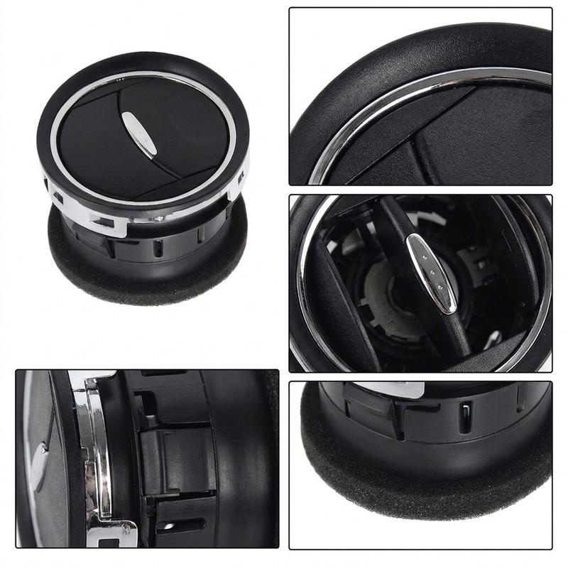 Car Dashboard Air Vent Round Grille For Ford For Mondeo For Galaxy S-Max 2007-2014 Air Conditioning Outlet 6M21U018B09ADW