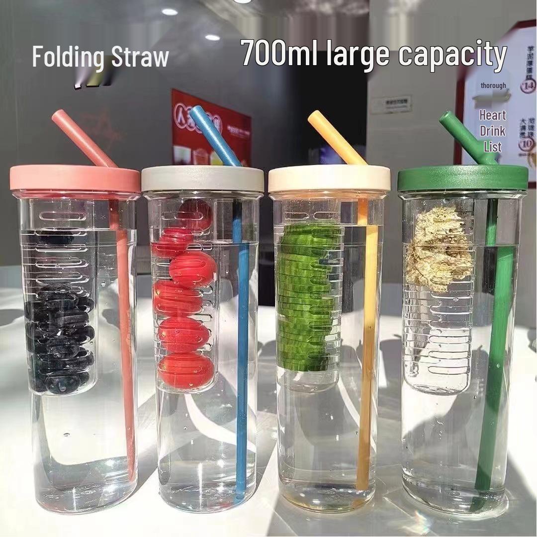 

Large-Capacity, Shatter-Resistant Filter Straw Cup with Dry-Wet Separation for Couples 700ml