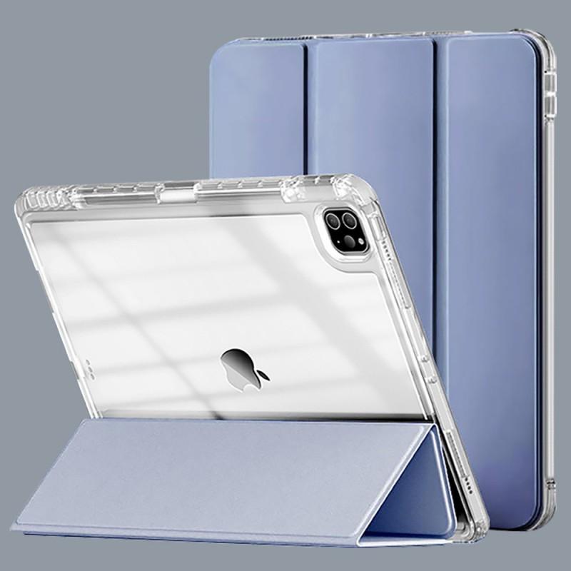 IPad Case Air 4/5 10.9 Inch 10.2/10.5 3-Fold Clear Acrylic Cover With Stand Anti-Scratch Shockproof