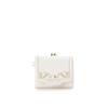 Samantha Vega Vintage Smooth White Bi-fold Wallet,