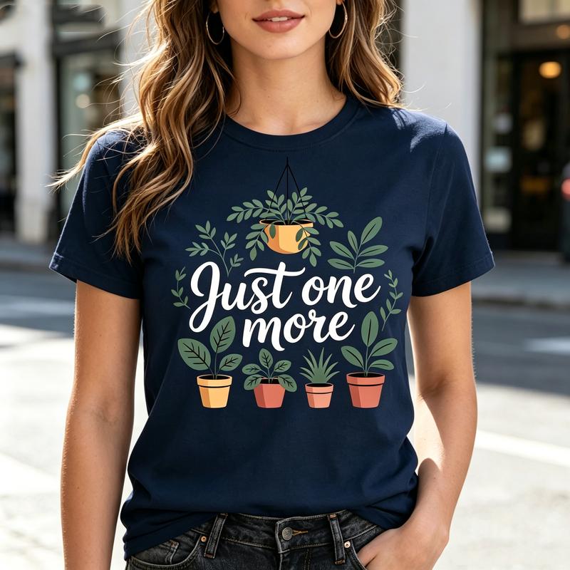 Graphic T Shirt Cute Plant Lover Print Tee Unisex Unisex Soft Cotton Crew Neck Short Sleeve Trendy Streetwear Gift Tops Plant Moms