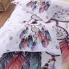 Comforter 3 Piece 3D Dreamcatcher Microfiber Bedroom Duvet Set 2 X S 1 X Quilt Case For Double King Single Bed (King-220X240Cm)
