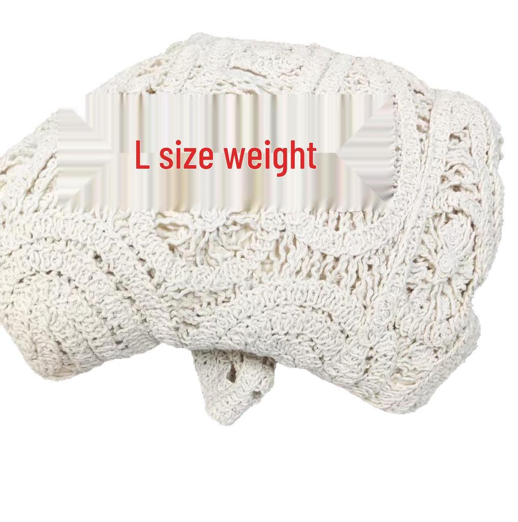 Elegant Crochet Sleeveless Vest & Lined Half Skirt Woolen Set for Women