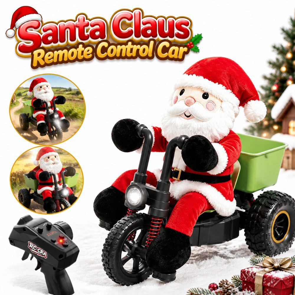 Santa Claus Doll Figure RC Tricycle Cartoon Remote Control Drift Car Christmas Gift