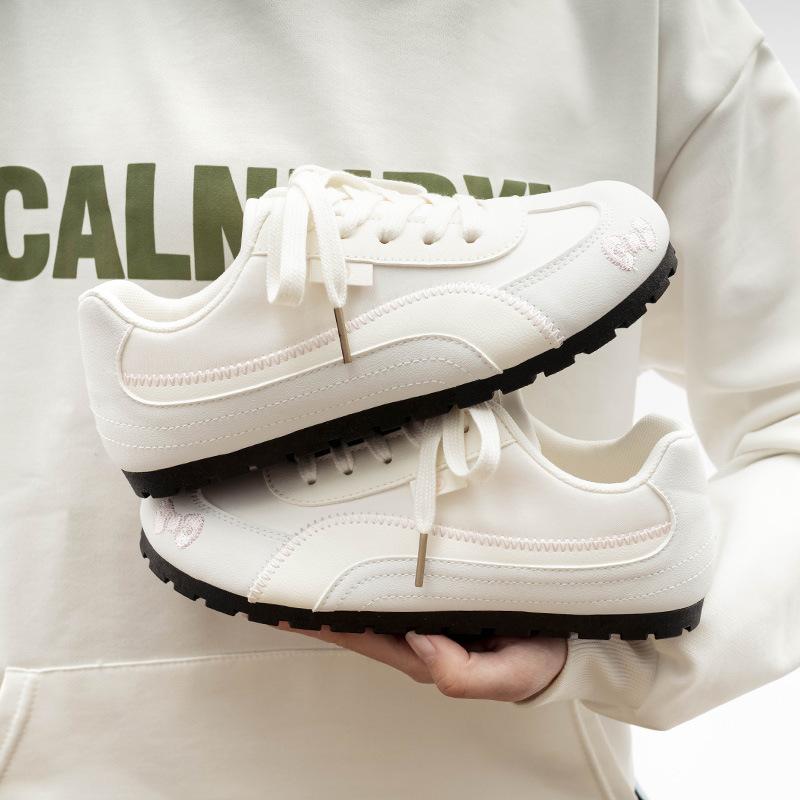 Belle spring new board shoes student soft-soled German training shoes breathable single shoes 35