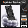 For iPhone 14/13 Bumper Cases Borderless Metal Frame Cover Compatible with MagSafe Kickstand