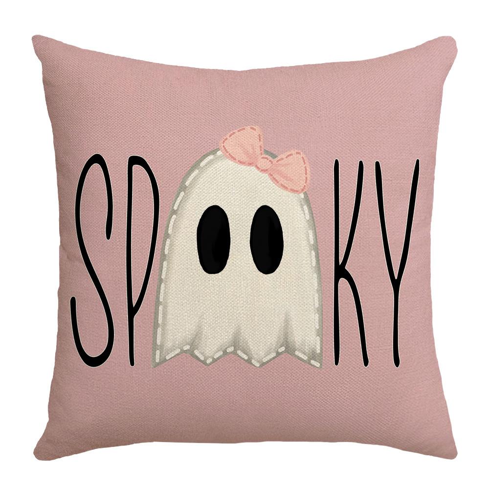 New Halloween Pillow Sofa Living Room Pillow Pillow Ghost Letter Print Pillow Cushion