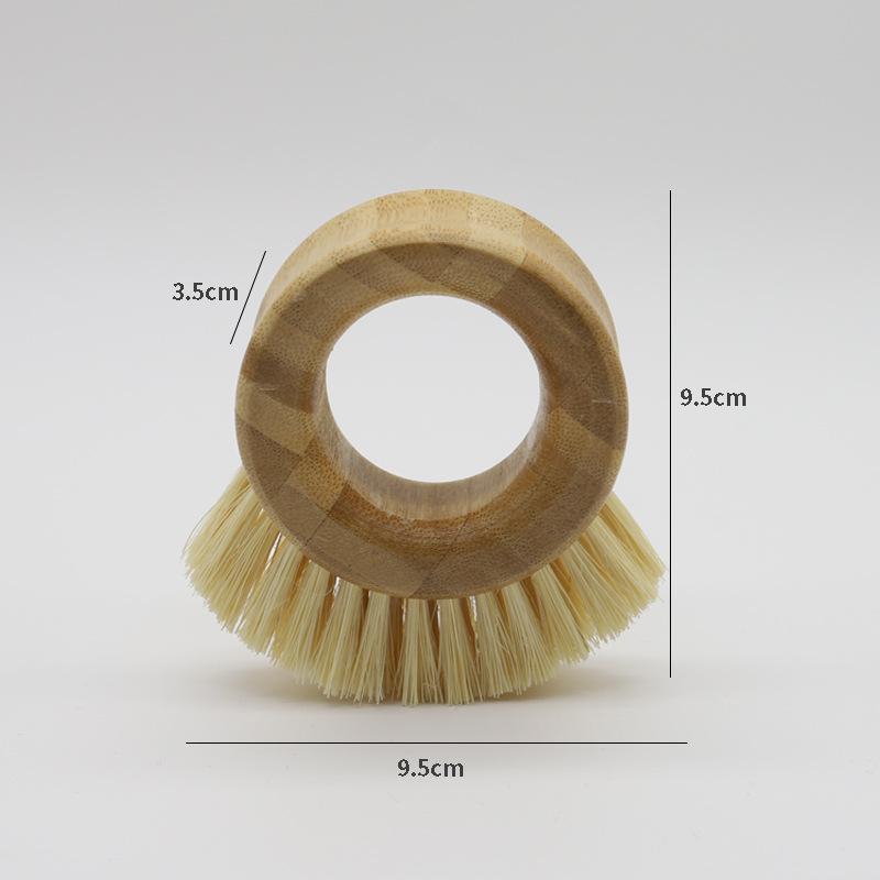 Fa Nyél Zöldségkefe Szizál Sörtékkel, Konyhai Gyümölcs Zöldség Tisztító Súroló Akasztófüllel