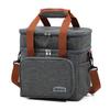Lightweight Double Deck Lunch Cooler Bag Large Capacity Picnic Tote Bag Insulated Lunch Bag  Work