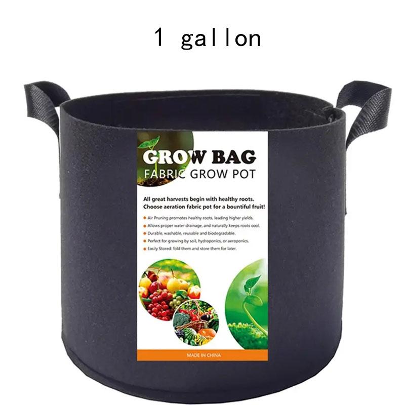 

Фетровый мешок для посадки с ручкой, утолщенный, нетканый, для овощей, цветов, растений, грибов, ткань для посадки, цветочный горшок с ручкой