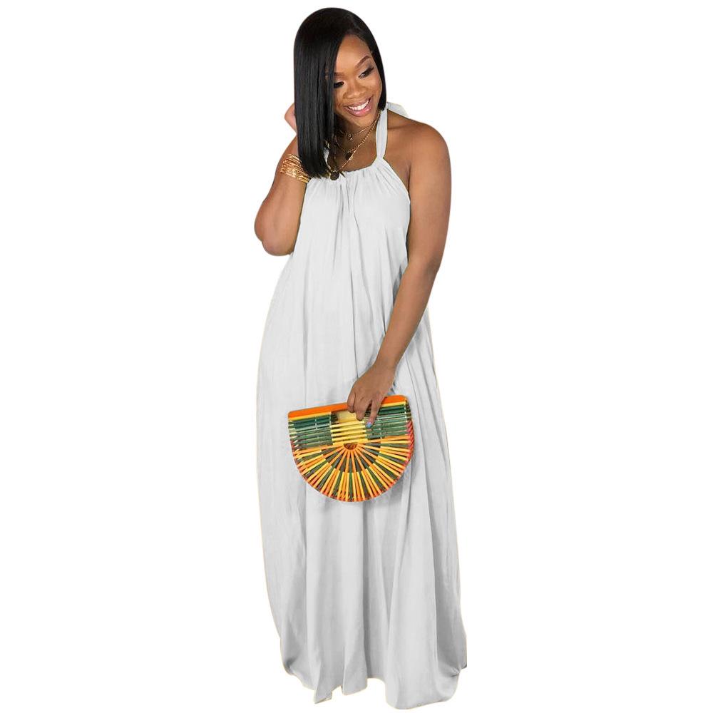 Bohemian Candy Color Sleeveless Sling Dress for Women