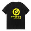 Μπλουζάκι με Λογότυπο Synthesizer Moog Για Μουσικόφιλους Άνετο Κομψό Σχεδιαστικό Τοπ Για Καθημερινή Χρήση Unisex Κοντομάνικο