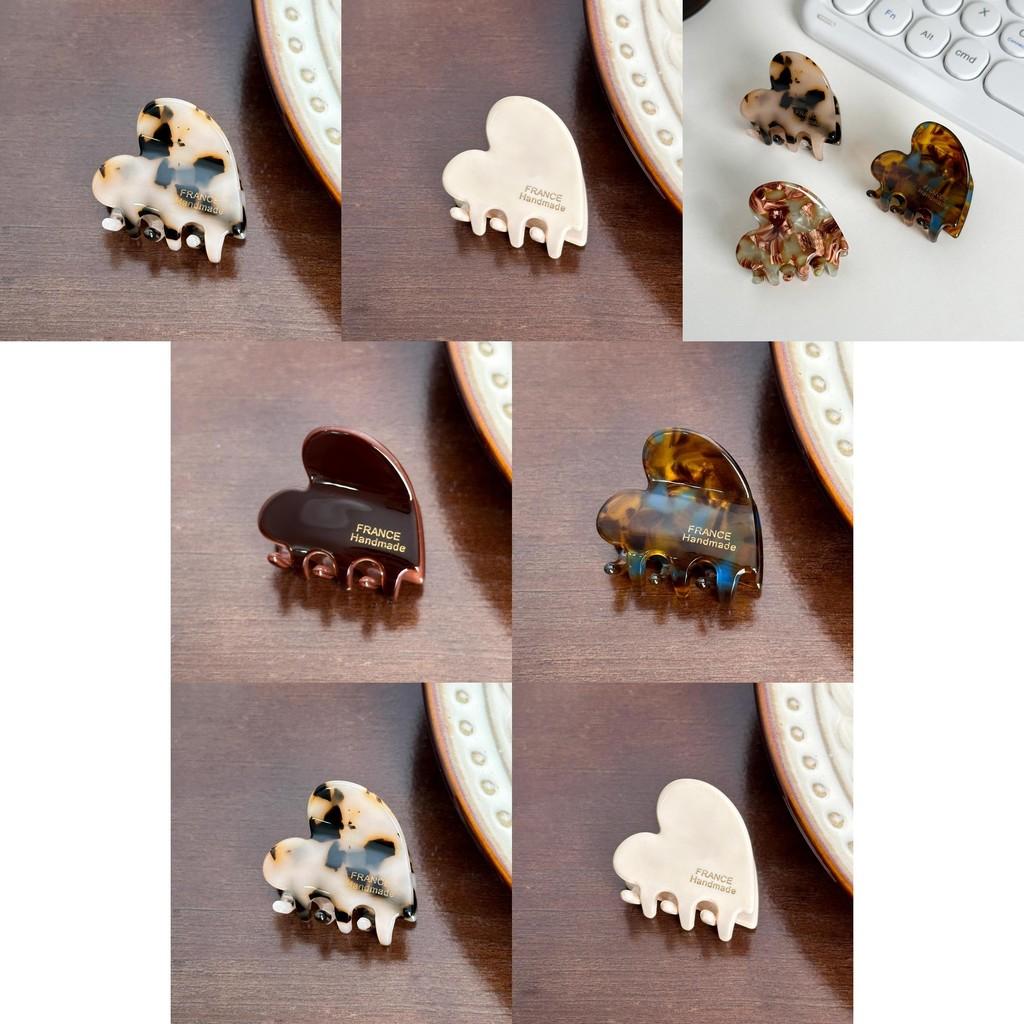 Fashionable Korean Small Heart Claw Clip Premium Quality Stylish Hair Accessories