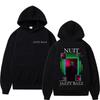 Rapper JAZZY BAZZ NUIT Tour 2025 Grafik-Hoodie Herren Damen Vintage Mode Übergroßer Hoodie Hip Hop Popmusik Kleidung mit Kapuze