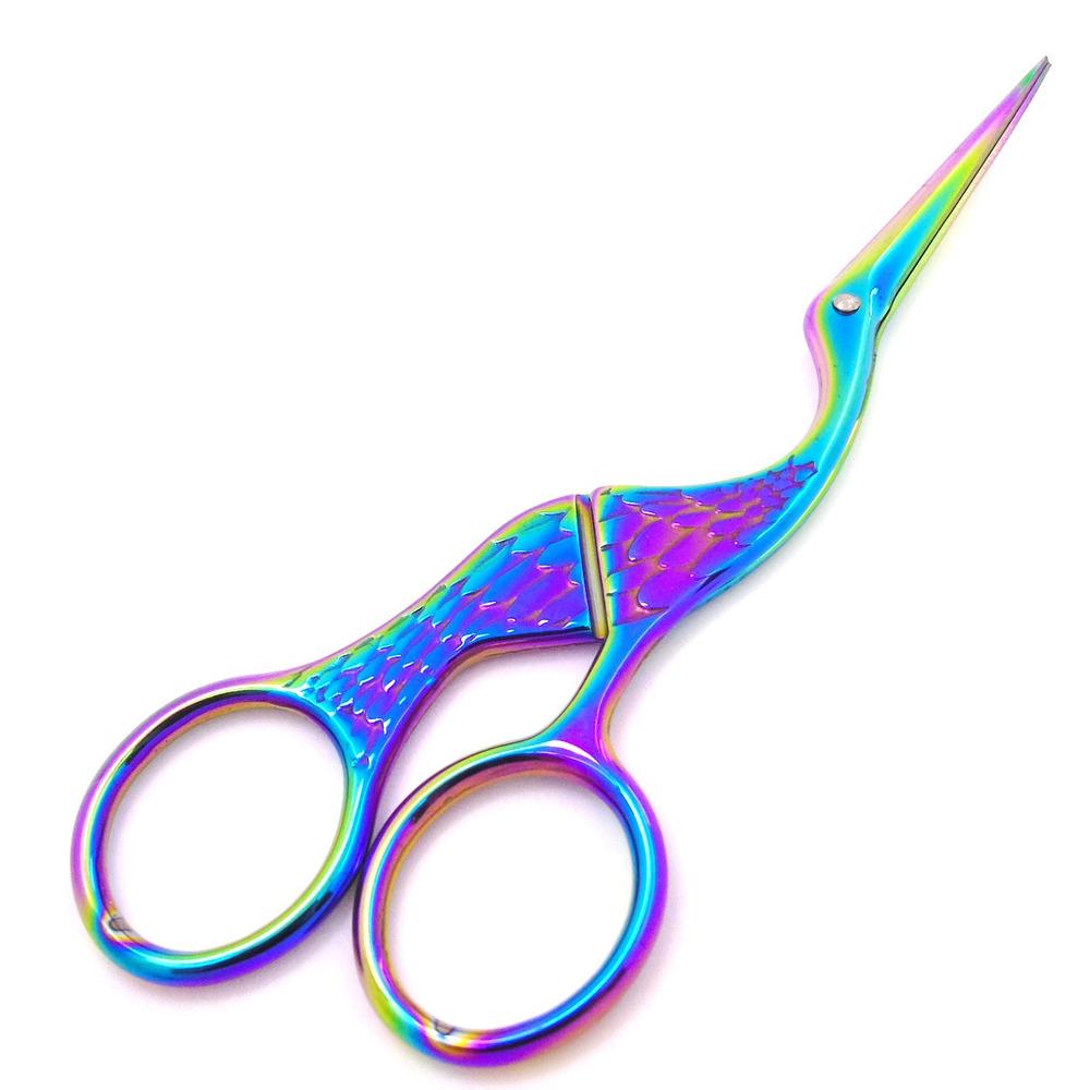 13cm Vintage Style Stork Crane Scissors Antique Cutter Embroidery Tea Scissors Beauty Scissors