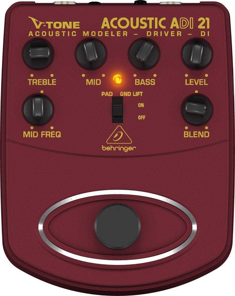 Behringer ADI21 ACOUSTIC акустический гитарный предусилитель V-TONE