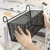 Contemporary Storage Rack, Multipurpose Plastic Organizer for Dormitory Beds, Space-Saving Design, Shelf Baskets