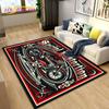Retro Vintage Motorcycle Area Rug Large,Carpet Rug for Living Room Bedroom Sofa,Kitchen Bathroom Doormat Non-slip Floor Mat Gift