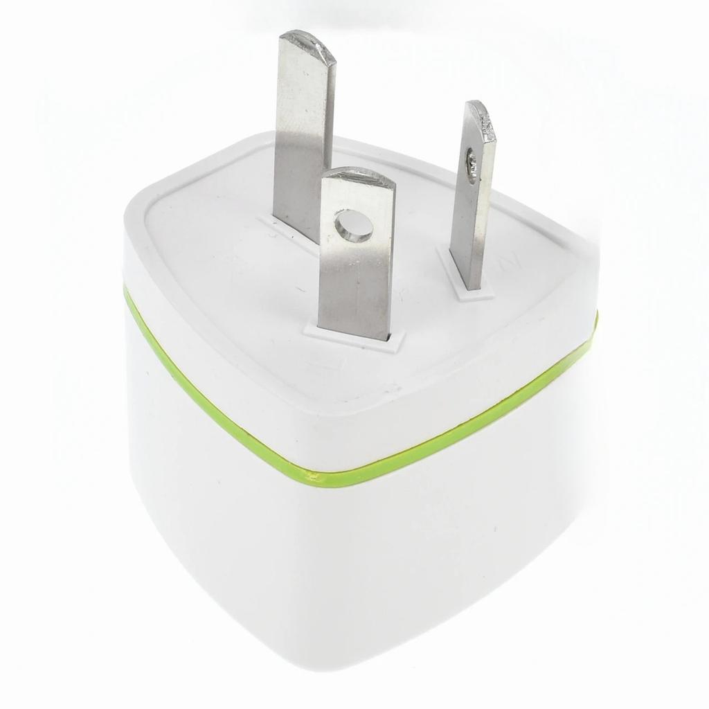 Universal EU US UK To AU Type I Travel Plug Adapter, 250V Power Converter for Australia New Zealand Argentina China