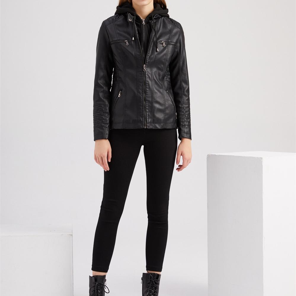 YYFS Women's Fashion Casual Spring Autumn Solid Color Print Long Sleeve Stand-collar Blouses & Shirts Top Jacket