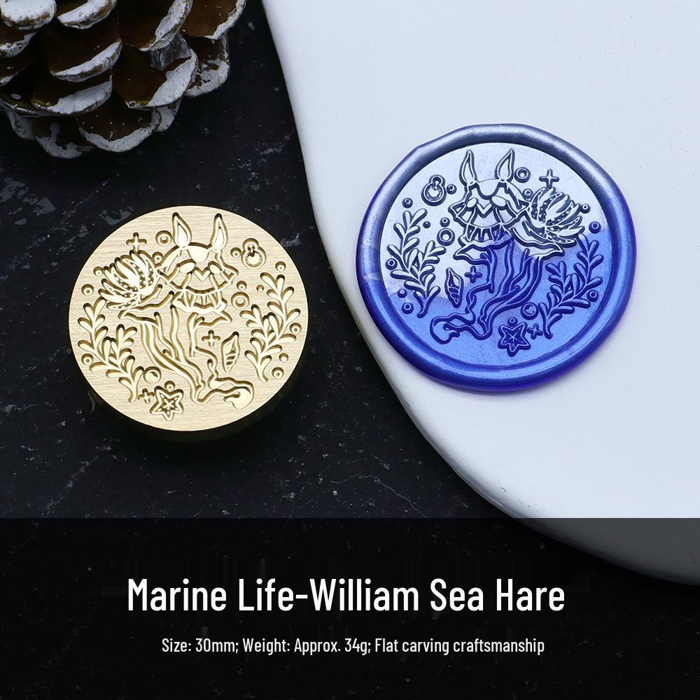 Western Fantasy Series Wax Seal Stamp - Ancient Greek Mythology Copper Head