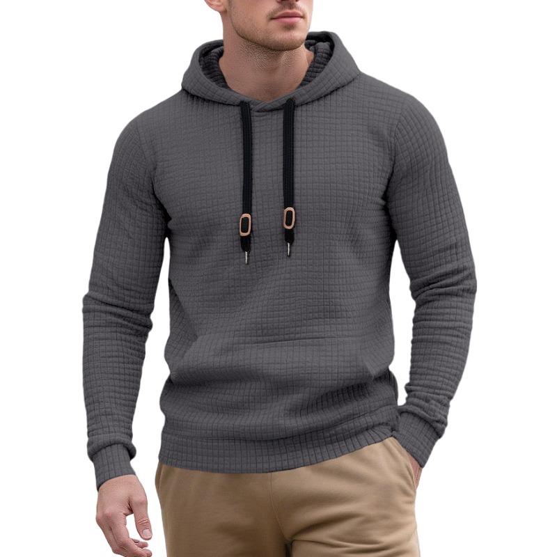 

2026 Autumn and Winter New Casual Pullover Pocket Sweatshirt XXXL сірий