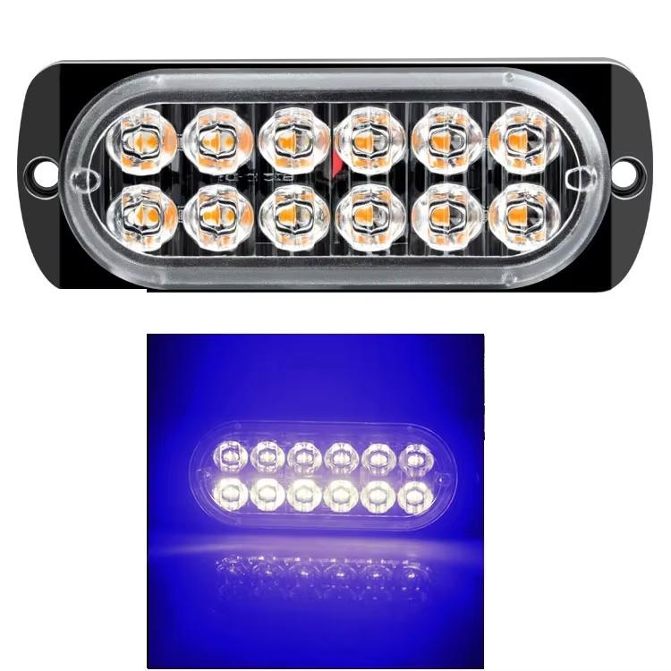 12LED Car Emergency Strobe Lights Truck Side Light 12V 24V Trailer Motorcycle Flashing Beacon Lamp Warning Police Lamps