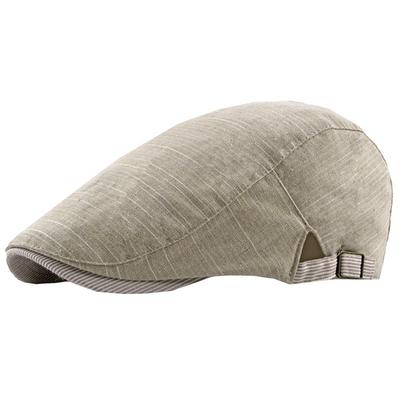 WHITE FANG Avcı Şapkası Bere Çizgili Şık Havalı Golf Günlük CA444 Erkek (03 Bej)