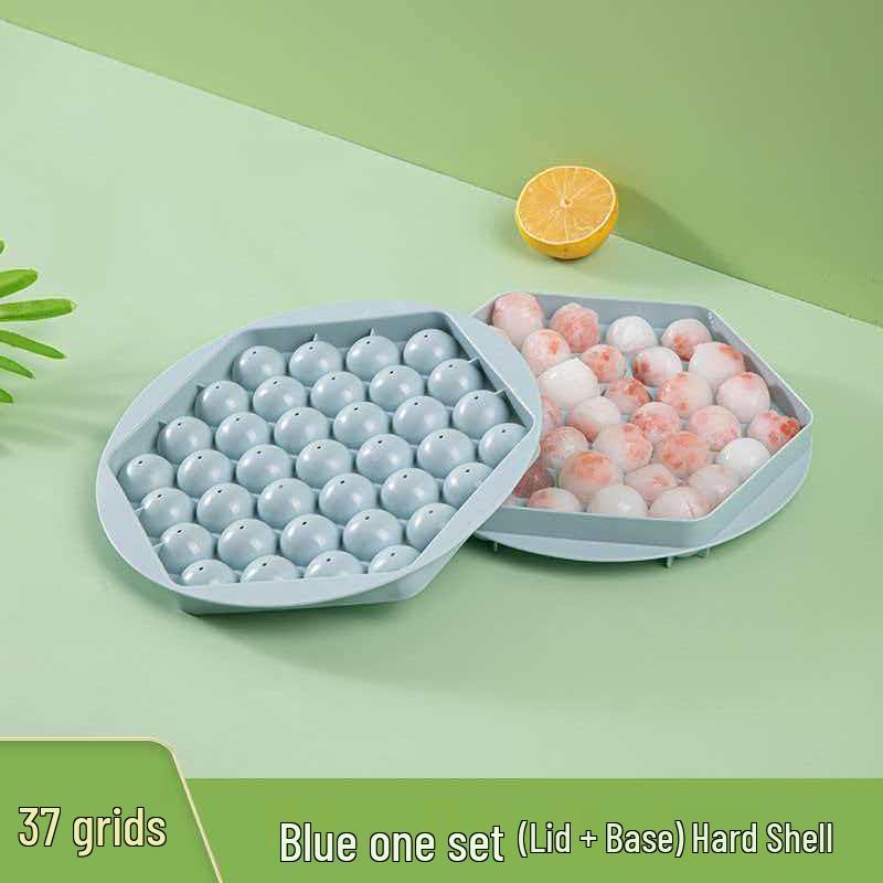 DIY Ice Hockey Ice Cube Mold - Spherical Ice Maker Tray for Household Refrigerator