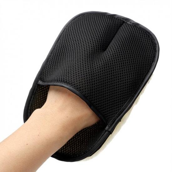Microfiber Car Wash Mitt with High Density Fiber for Safe Cleaning