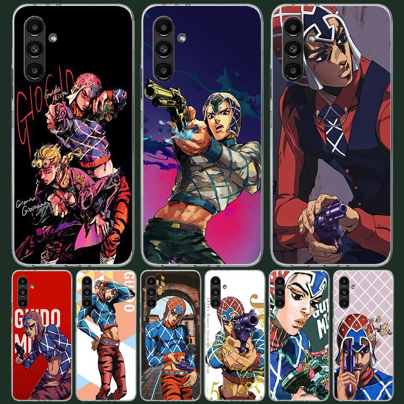 JoJo Adventure Guido Mista Phone Case For Samsung Galaxy A13 A14 A15 A16 A17 A53 A54 A55 A56 A33 A34 A35 A36 A23 A24 A25 A26 A05