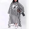 Comfortable Baking Apron Retro Stripes Hairdressing Supplies Professional Hairdressing Bibs